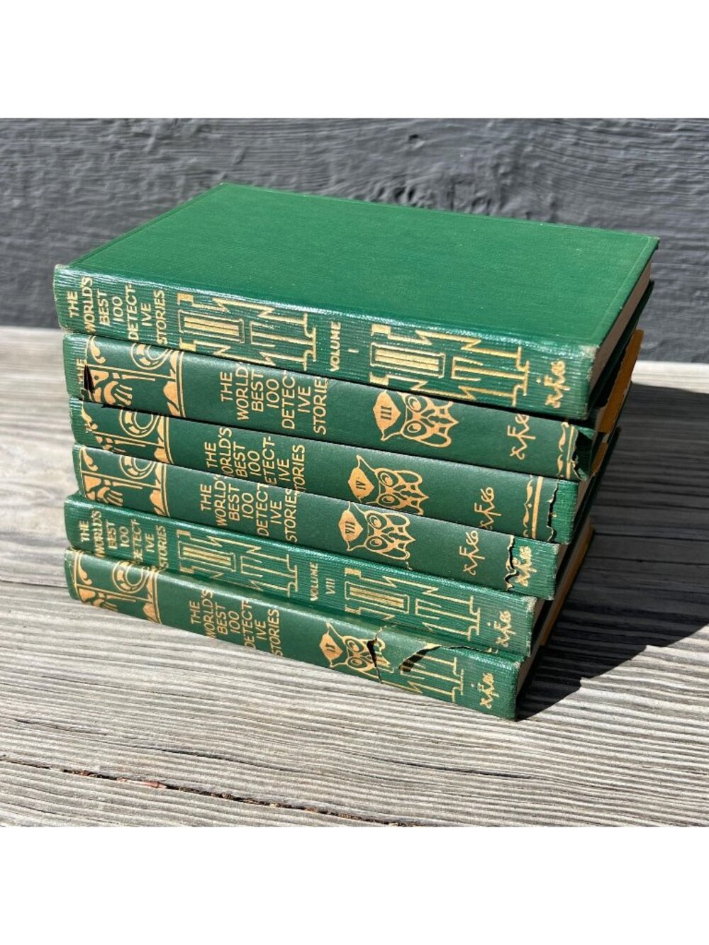 The World's Best Detective Stories Incomplete Set Eugene Thwing 1929 VOLs 134789